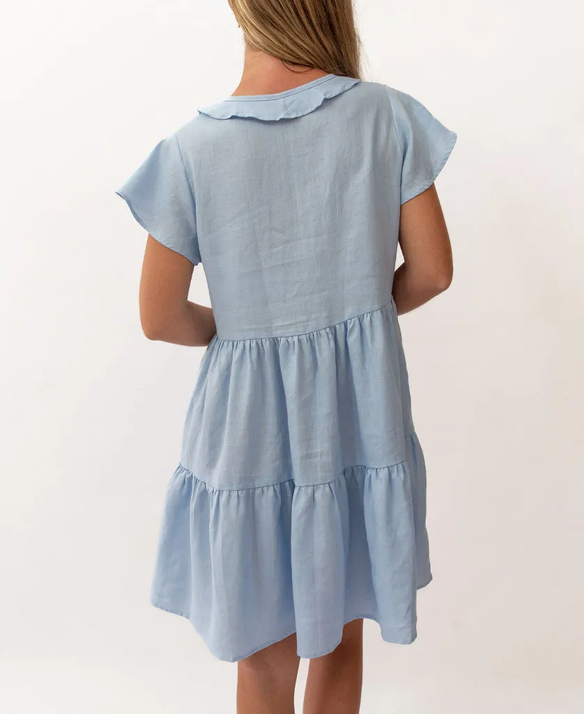 Hannah Dress | Sky Blue