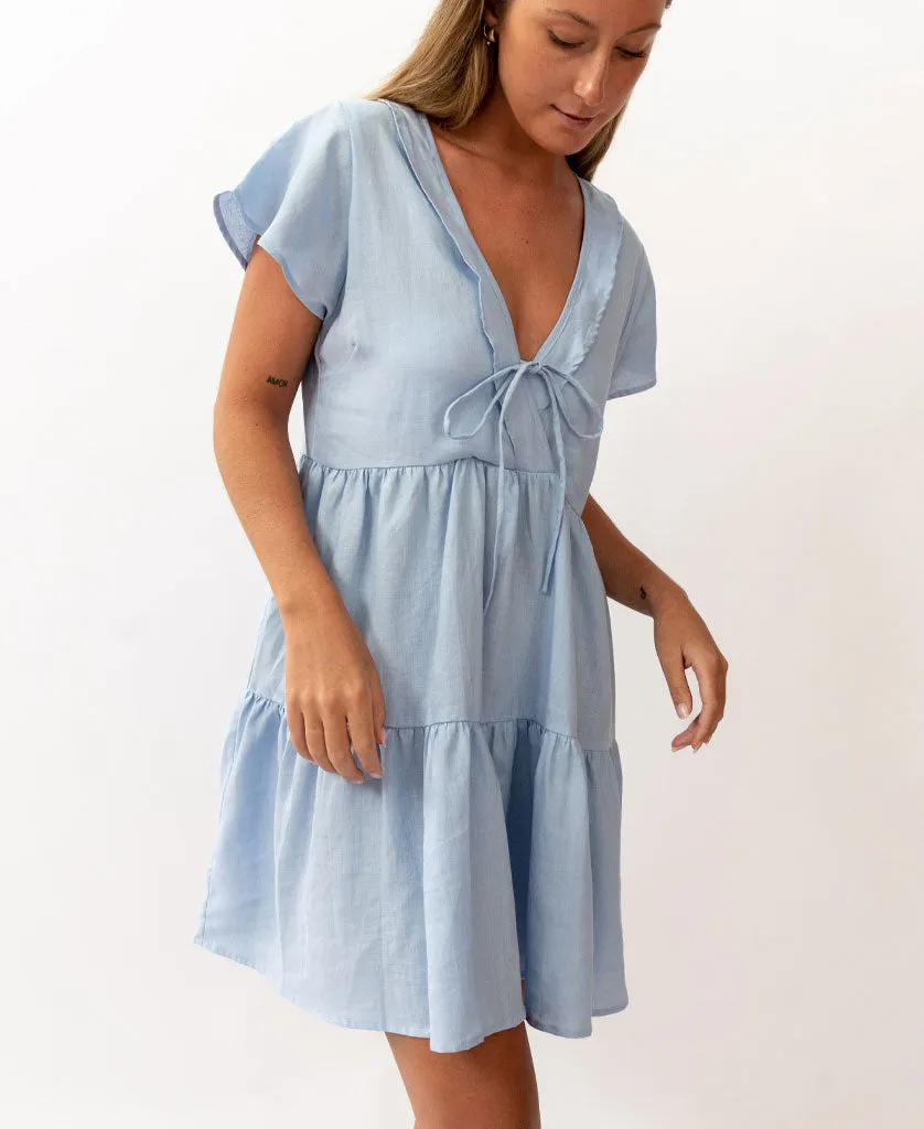 Hannah Dress | Sky Blue