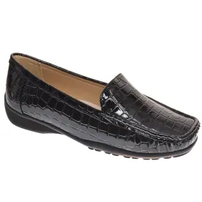 HAZEL7 - BLACK CROCODILE