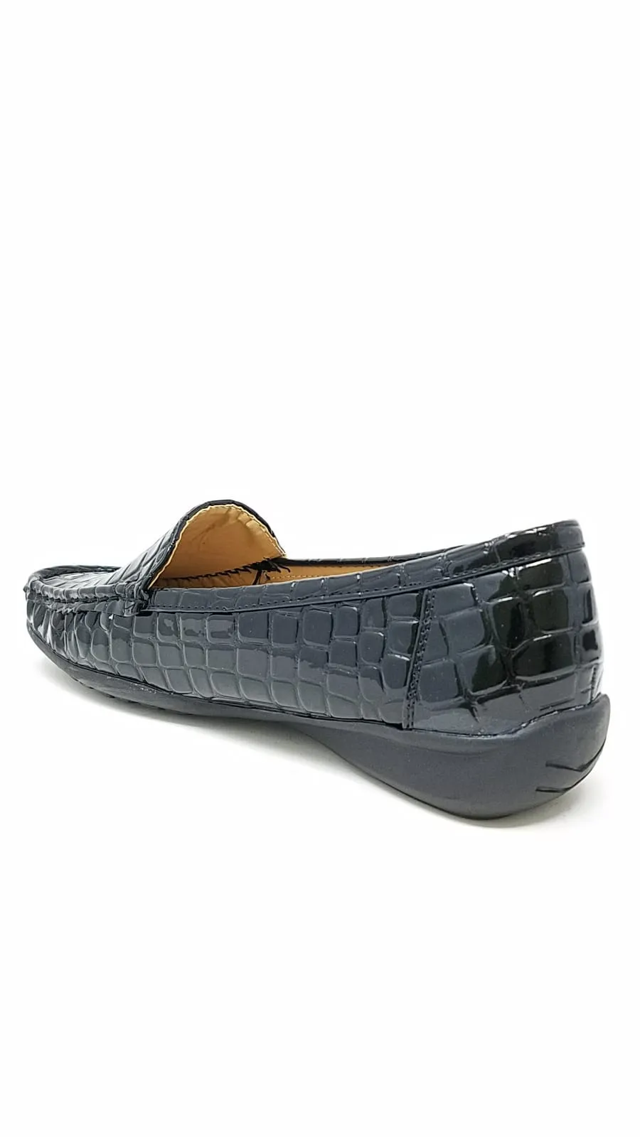 HAZEL7 - BLACK CROCODILE