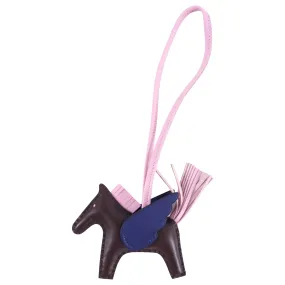 Hermes Rodeo PM Pegase Bag Charm - Purple / Blue