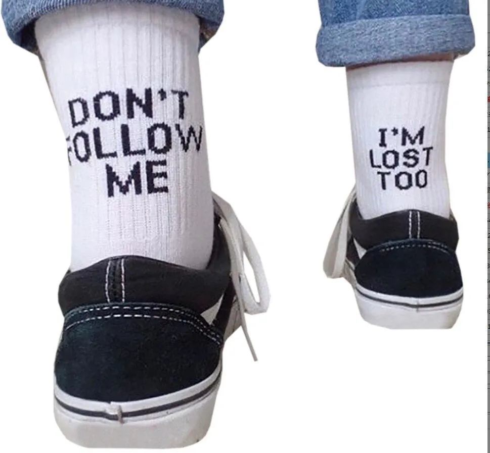 I am lost too Socks