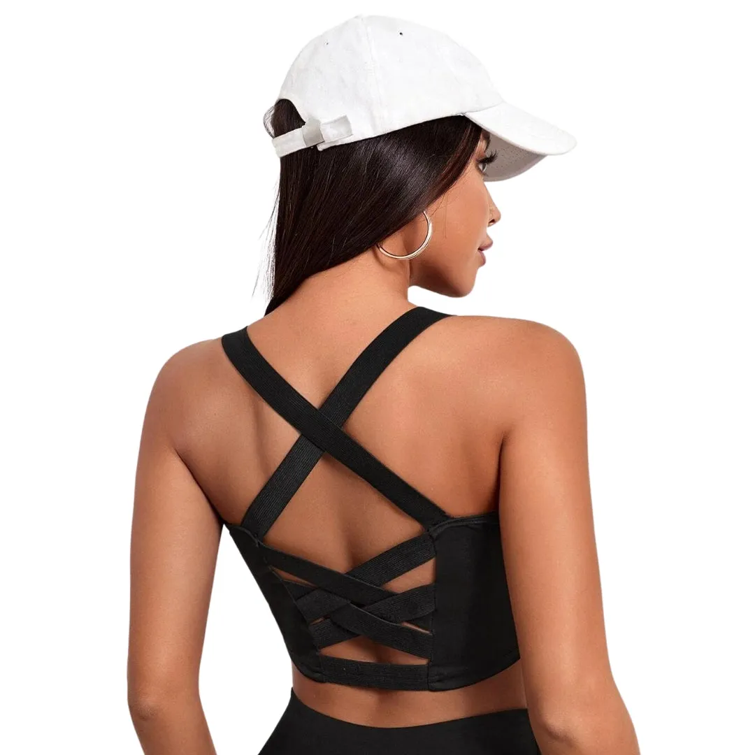 Leilani Crisscross Sports Tank Top