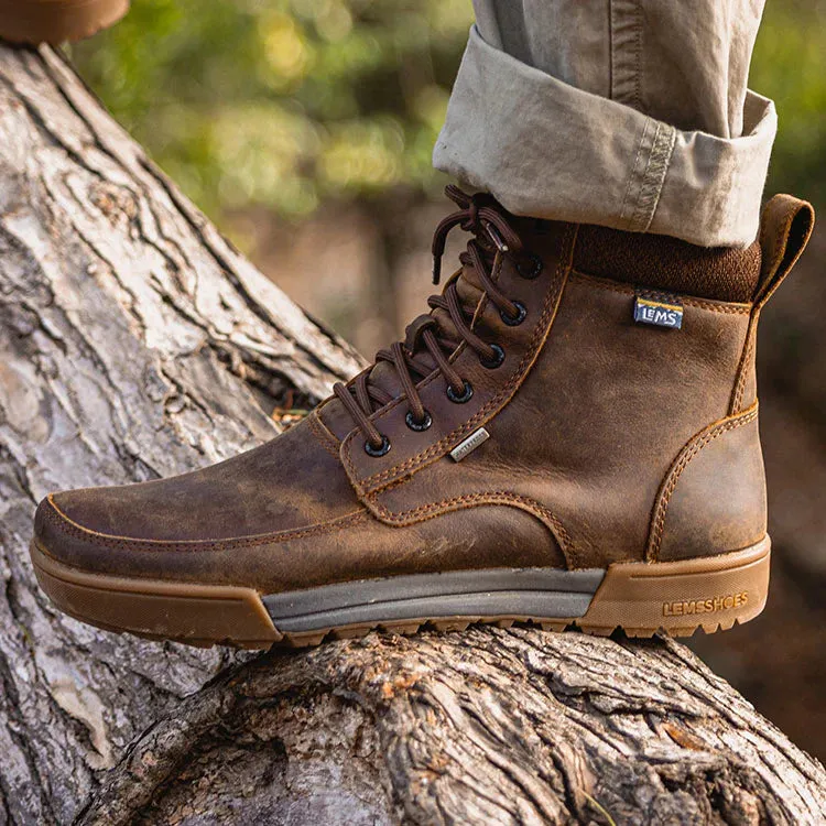 Lems - Waterproof Boulder Boot Summit - Rugged Bark (Unisex)