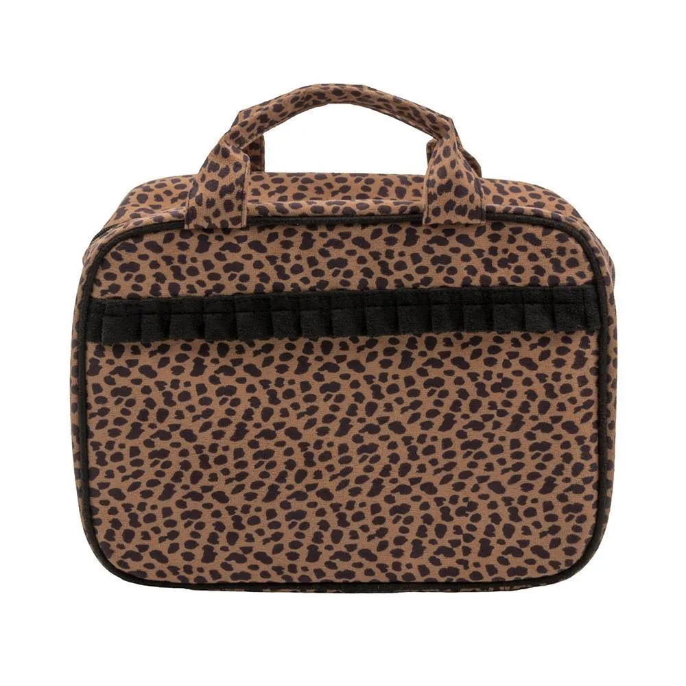 Leopard Carolina Travel Cosmetic Bag