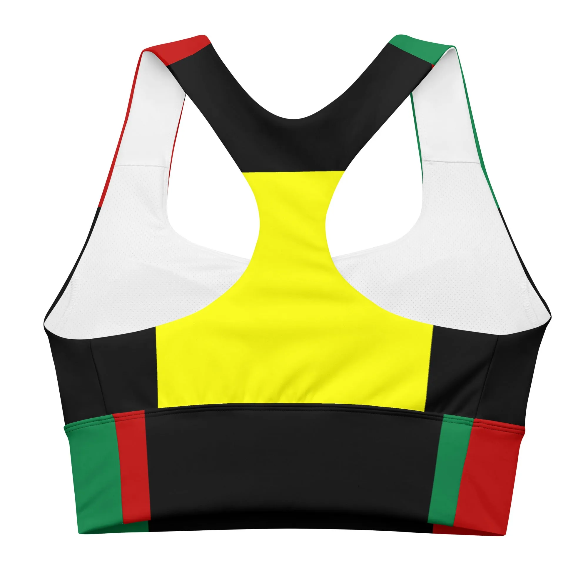 Longline sports bra Black History