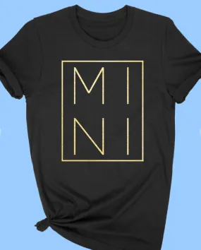 MAMA & MINI Gold Foil Tees