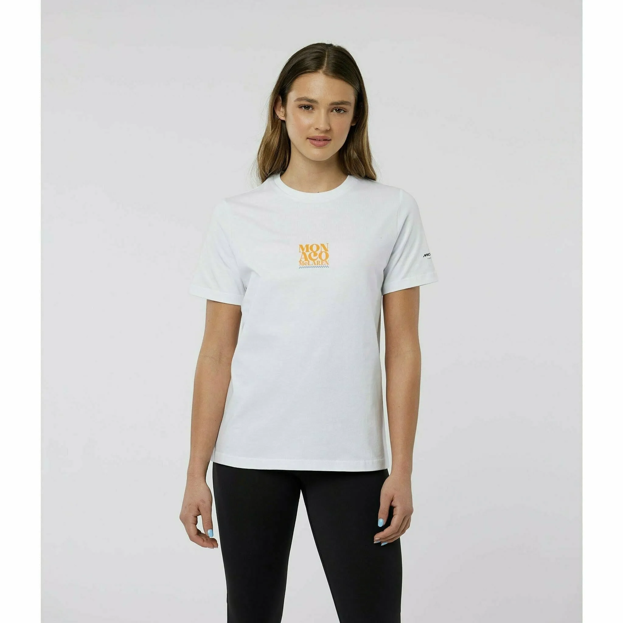 McLaren F1 Special Edition Monaco GP Women's Graphic T-Shirt - White/Black