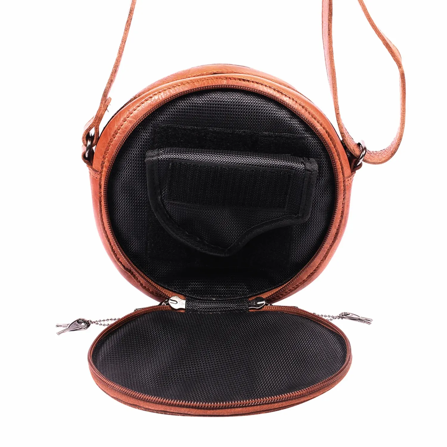 Mia Cantina Leather Concealed Carry Crossbody Purse