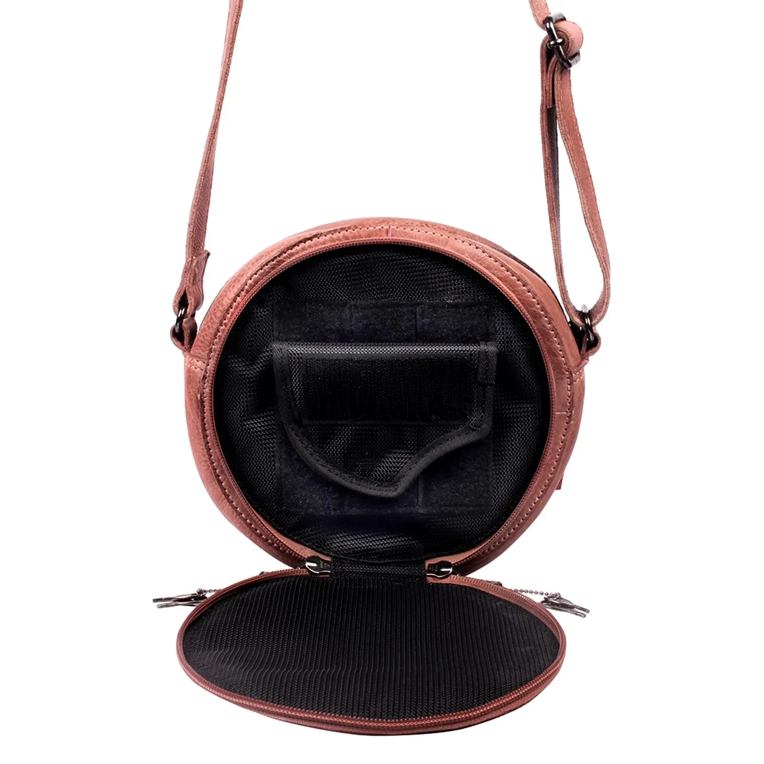 Mia Cantina Leather Concealed Carry Crossbody Purse