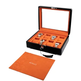 Monad Legacy Black Watch Box in Orange (8 Slots) -  PREORDER