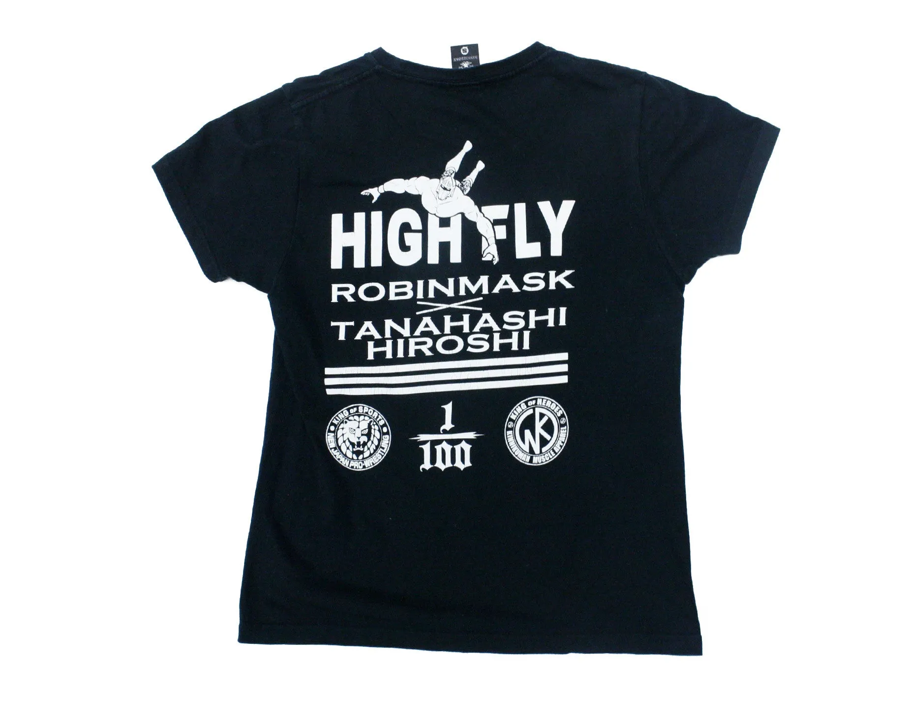 NJPW HIROSHI TANAHASHI KINNIKUMAN T-SHIRT SMALL