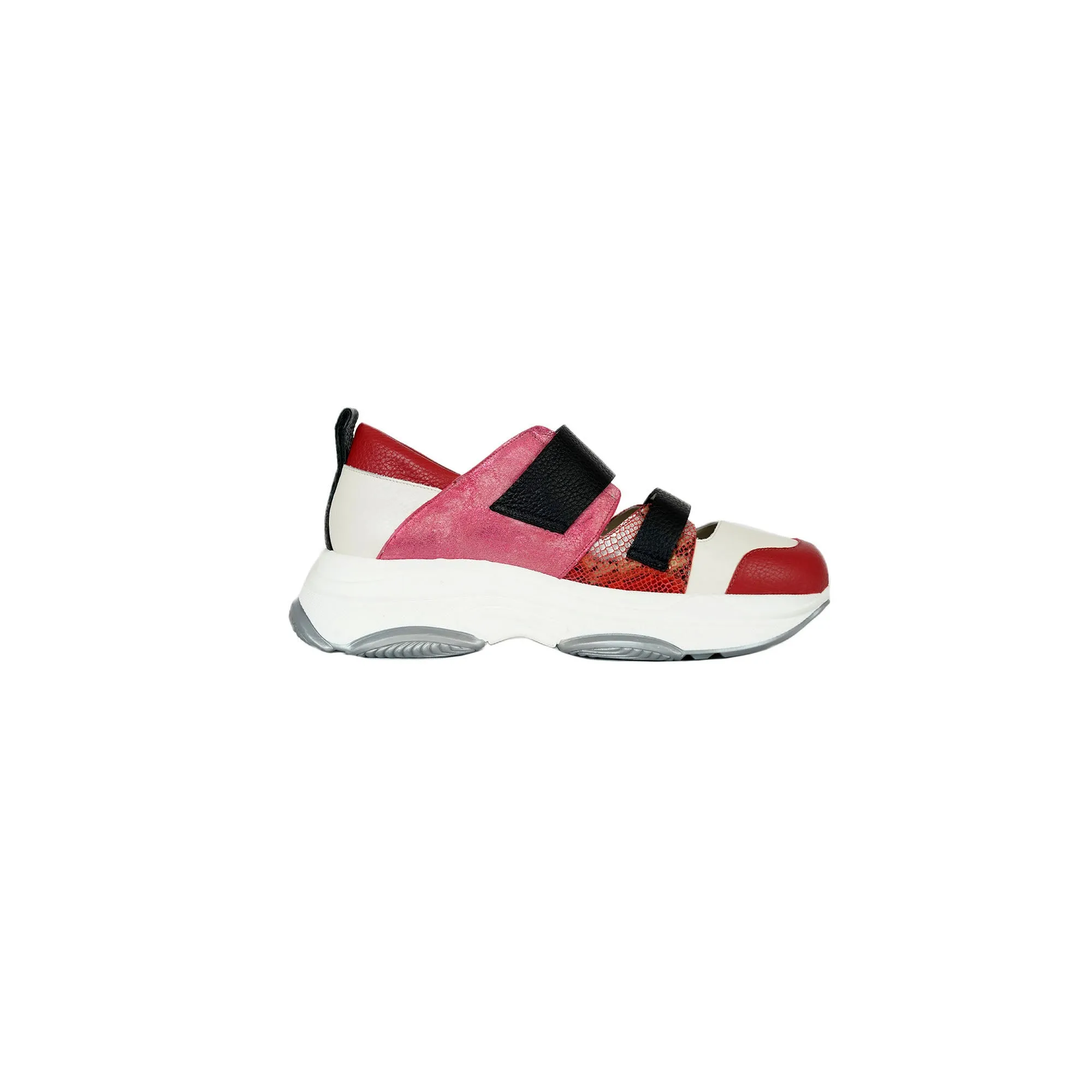 Open-Air Sneaker Cervo/Metal Sport Red