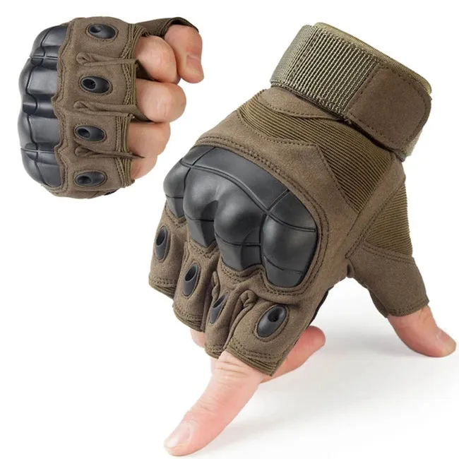 Outdoor  Military Half Finger Men Gloves