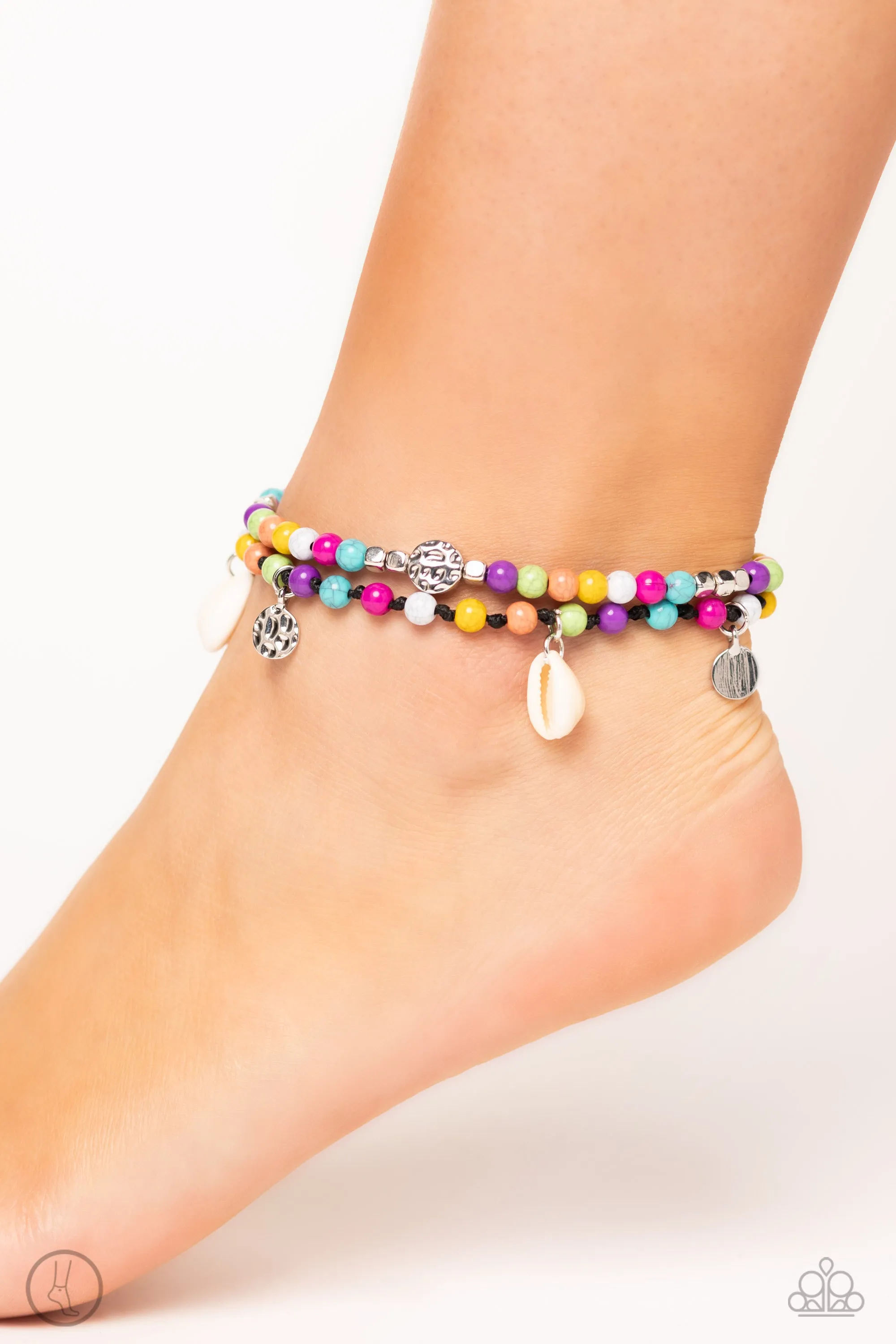 Paparazzi Buy and SHELL Multi Anklet Bracelet