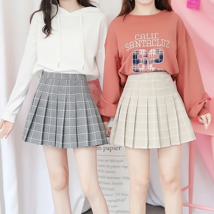 Preppy Plaid Skirt AD12038