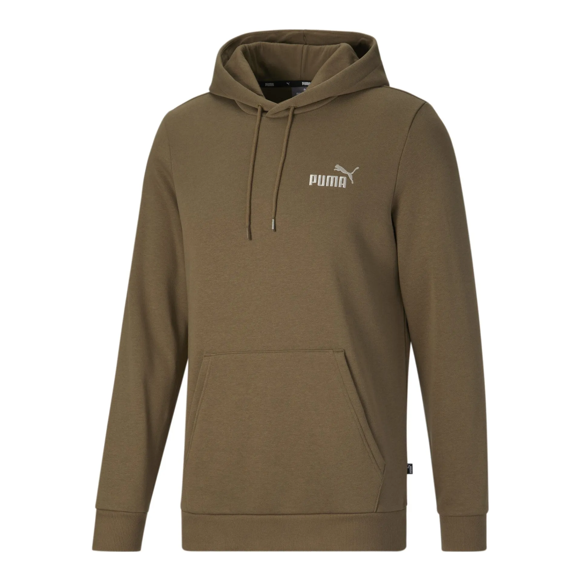 Puma Men's Essentials  Embroidery Logo Fleece Hoodie