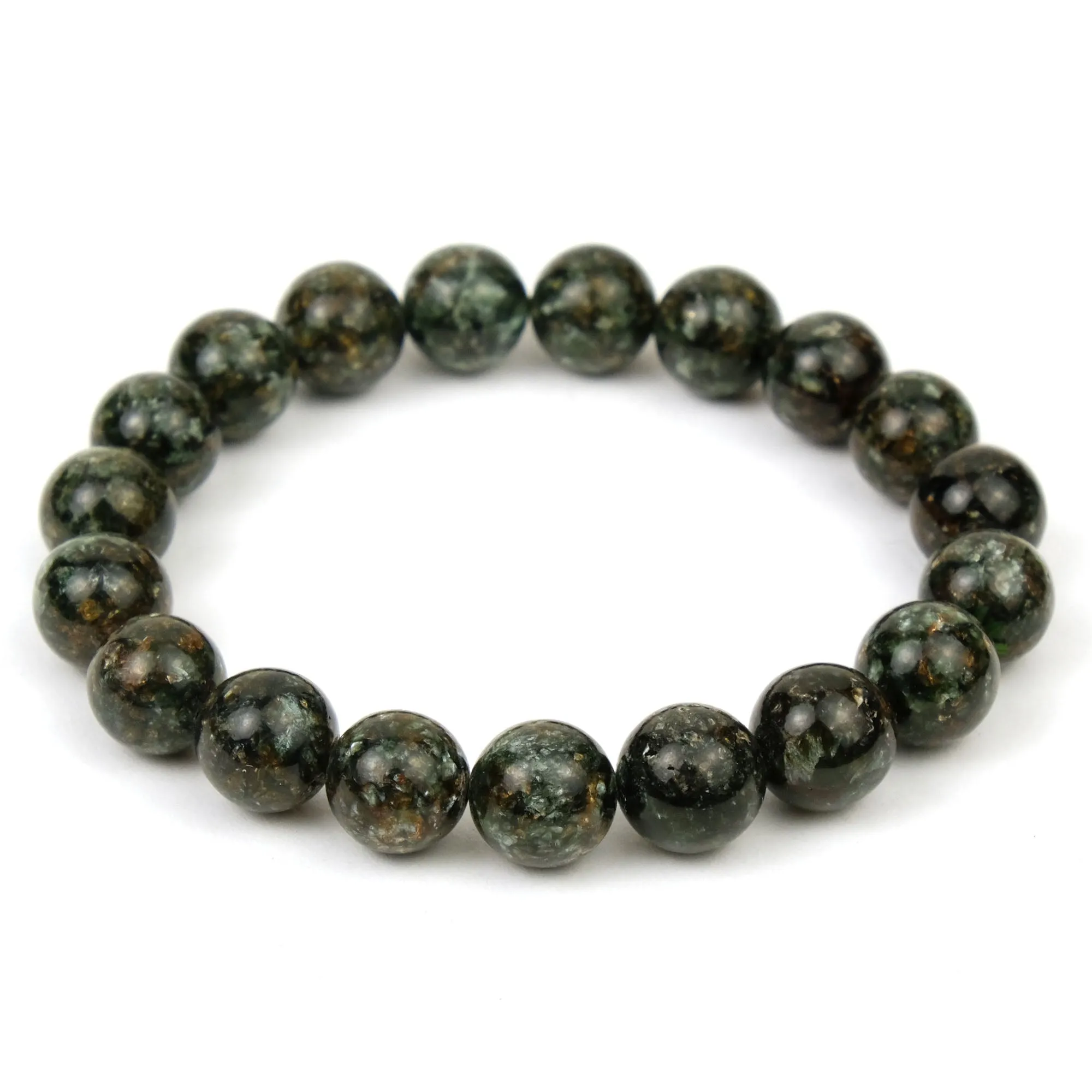 Seraphinite Russian Stretch Bracelet 10mm