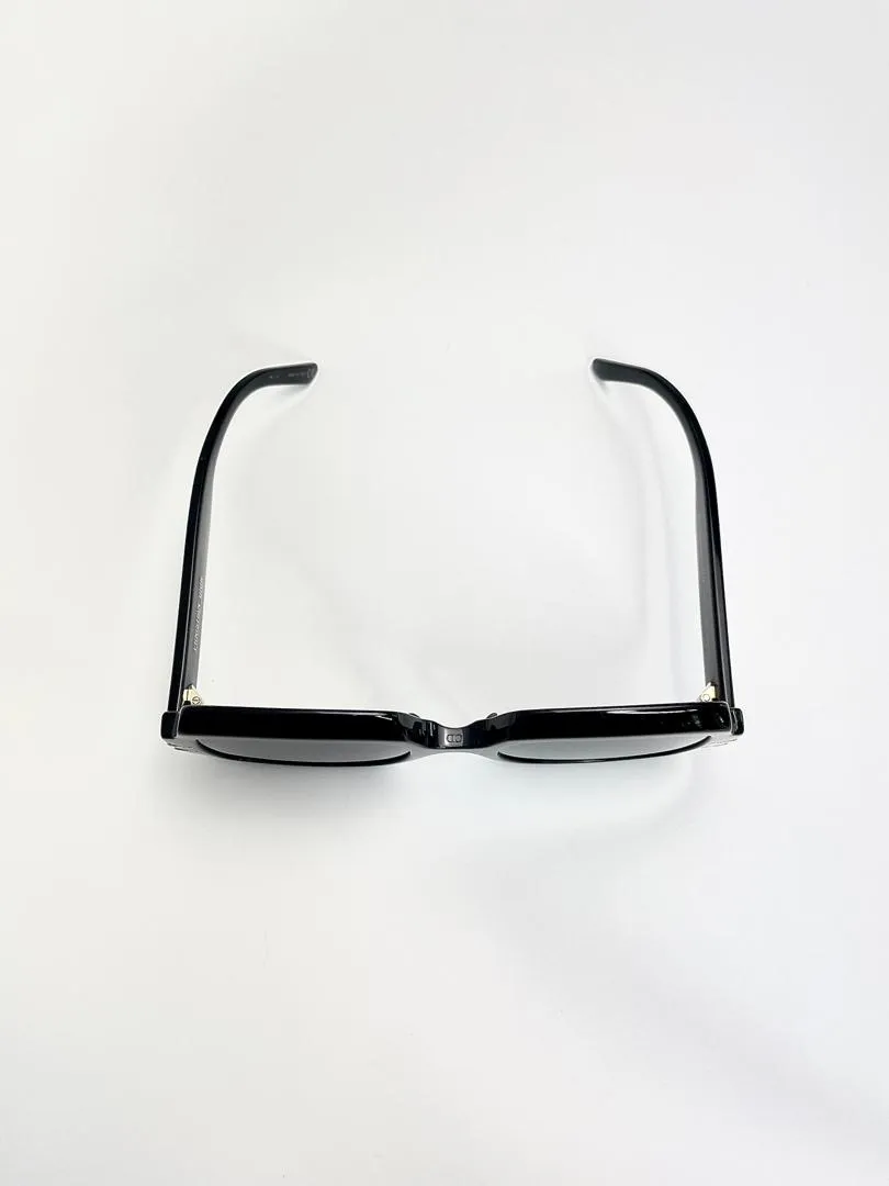 Signature S1U Black Square Oversized Sunglasses 10A0 *355 22 140