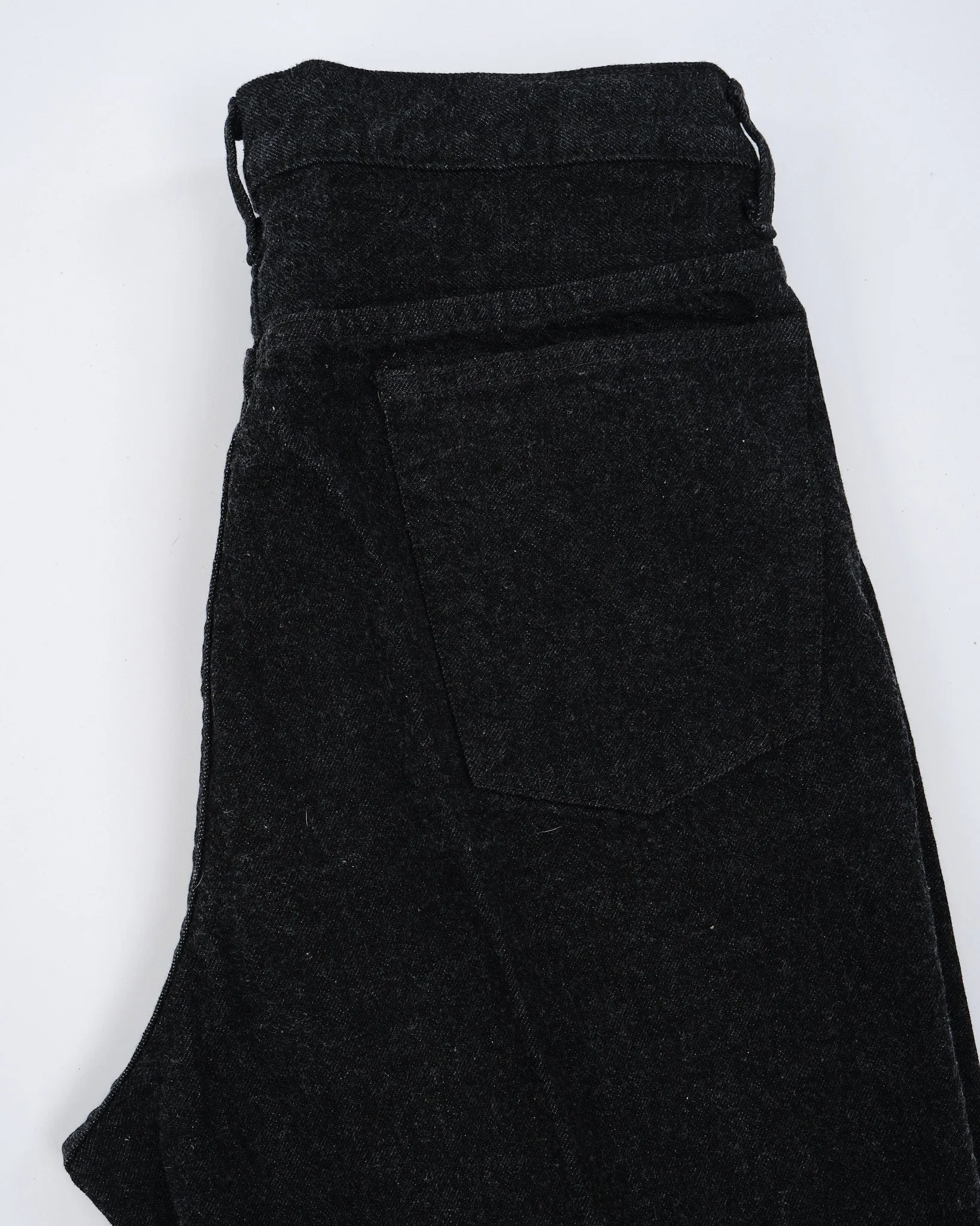 Skate Shoecut Denim Pants Black One Wash