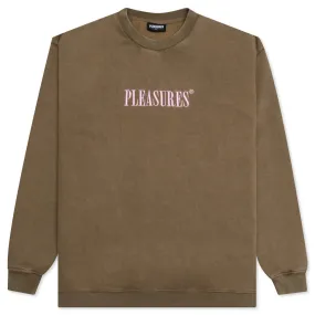 Sour Washed Crewneck - Brown