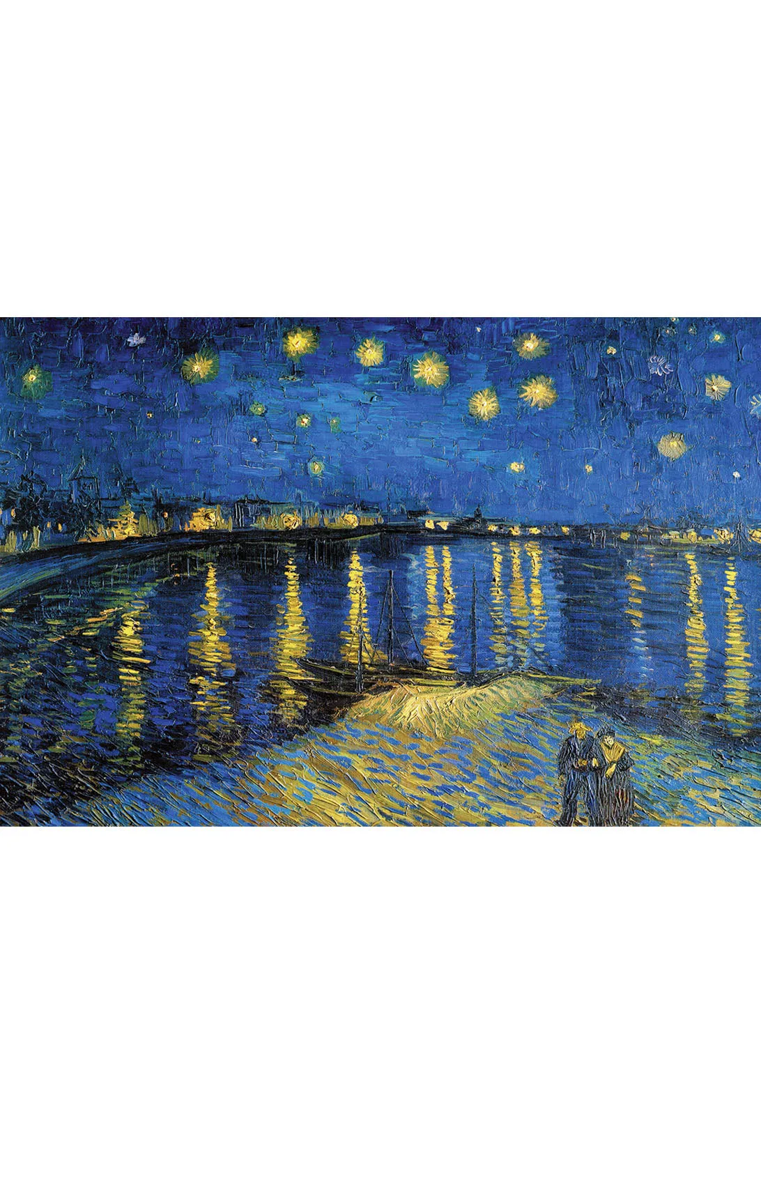 Starry Night Over the Rhône By Van Gogh Printed Art Tights