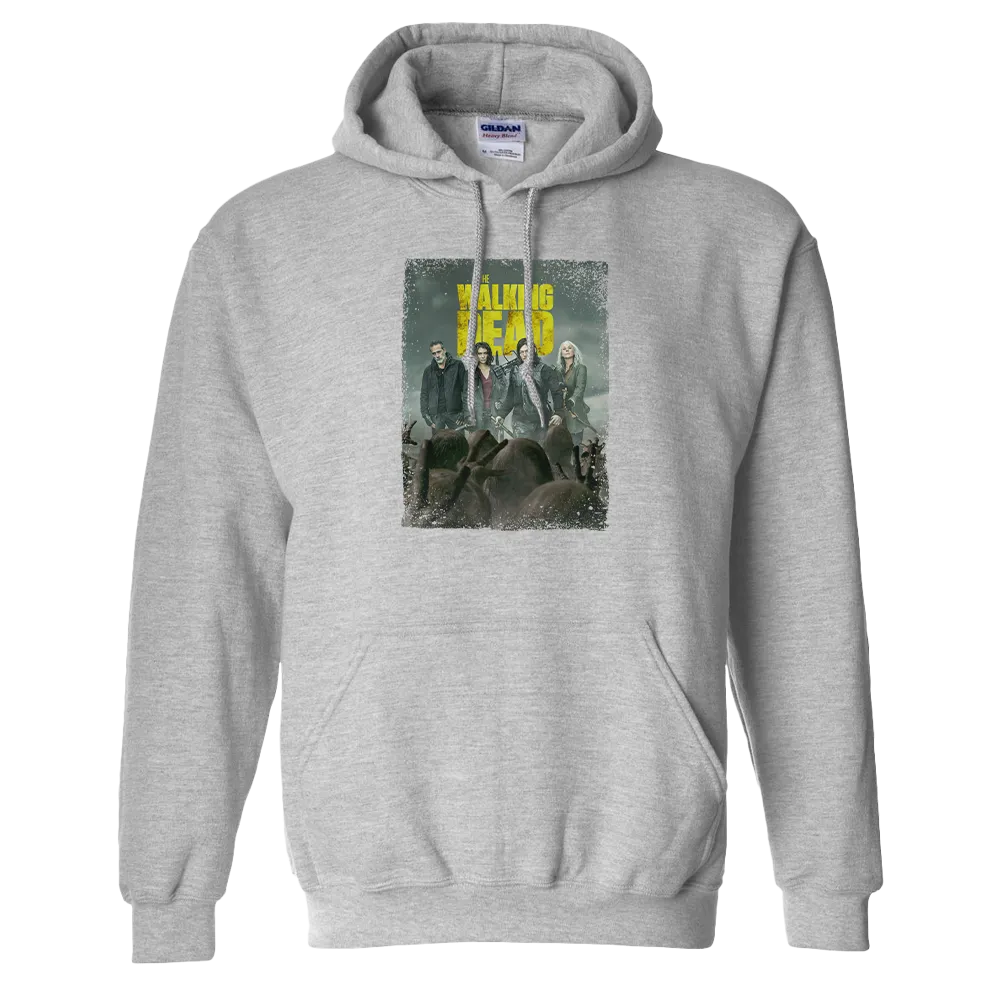 The Walking Dead Season 11C Key Art Fleece Hooded Sweatshirt