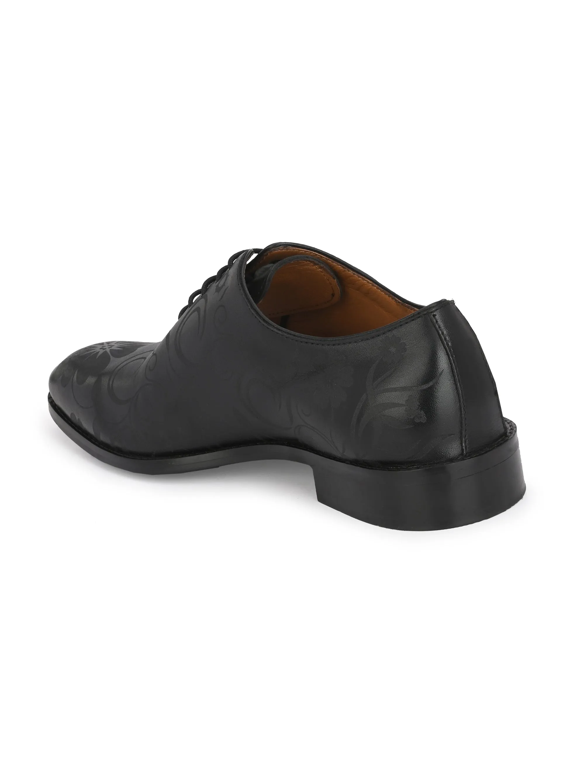 Titan Black Derby Shoes