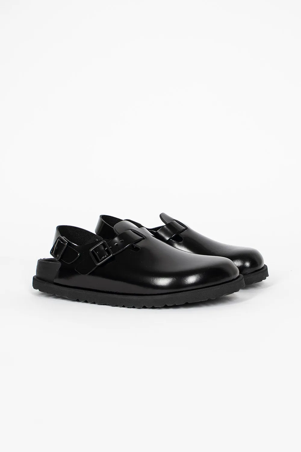 Tokio Leather Sandal Black