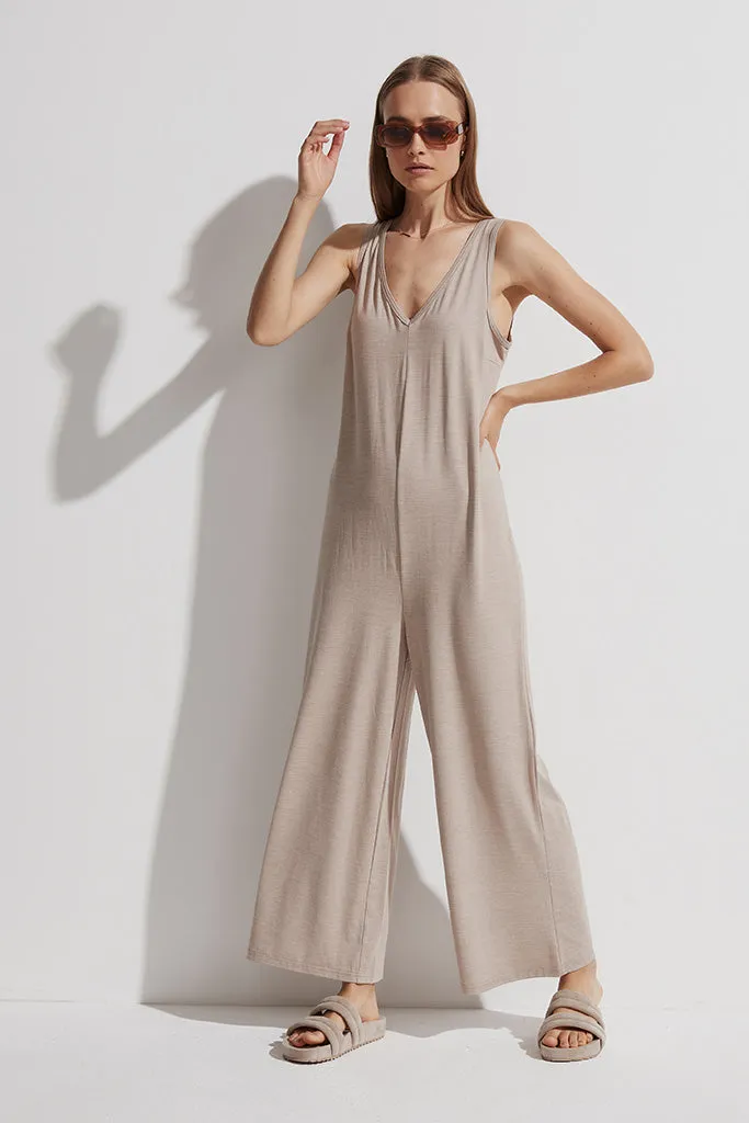 Varley - Pelion Jumpsuit - Taupe Marl *FINAL SALE