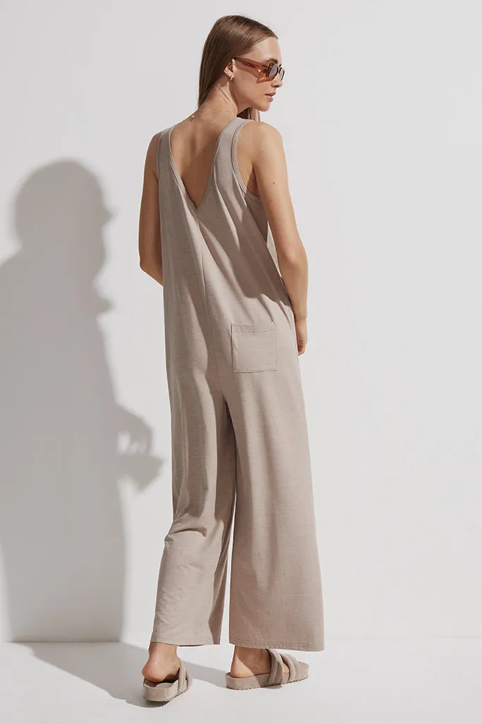 Varley - Pelion Jumpsuit - Taupe Marl *FINAL SALE