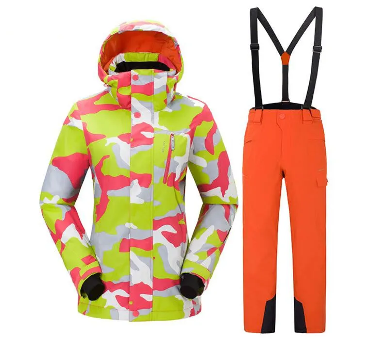 Winter Downhill Free Moving Ski Suit YK01 For Women